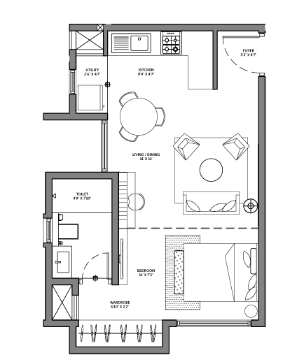 1BHK Apartment in Sarjapur Road