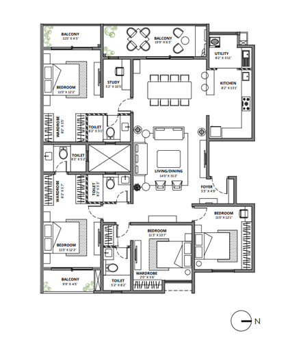 3BHK Apartment