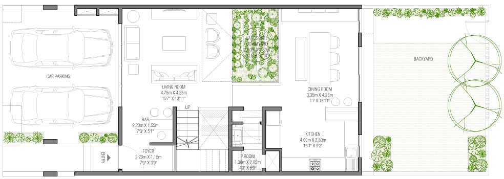 3BHK Ground Floor