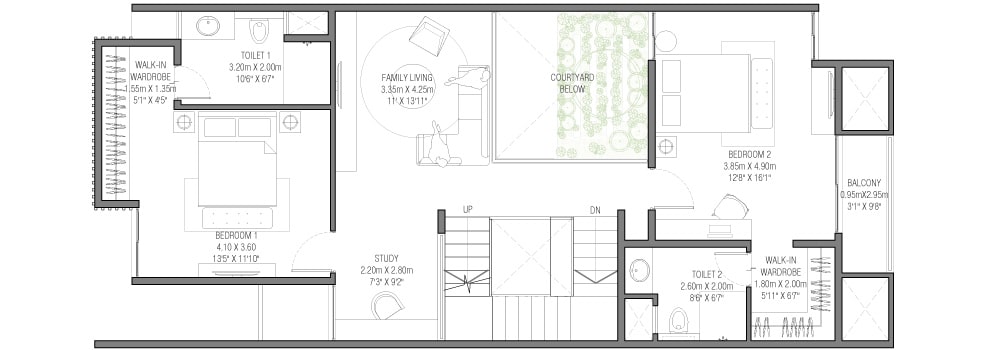 4BHK Ground Floor