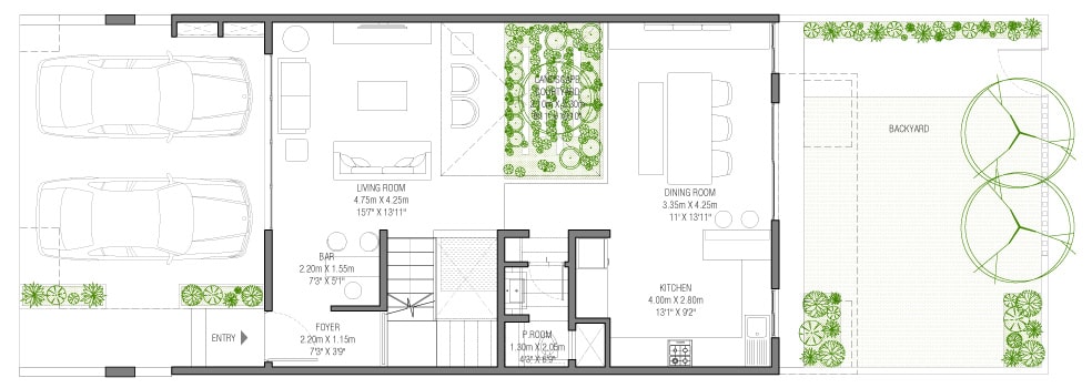 4BHK Ground Floor