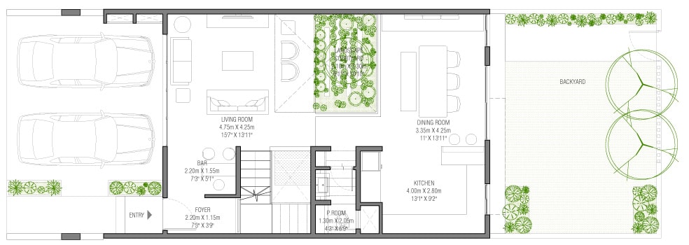 4BHK Ground Floor