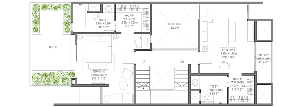 4BHK Ground Floor