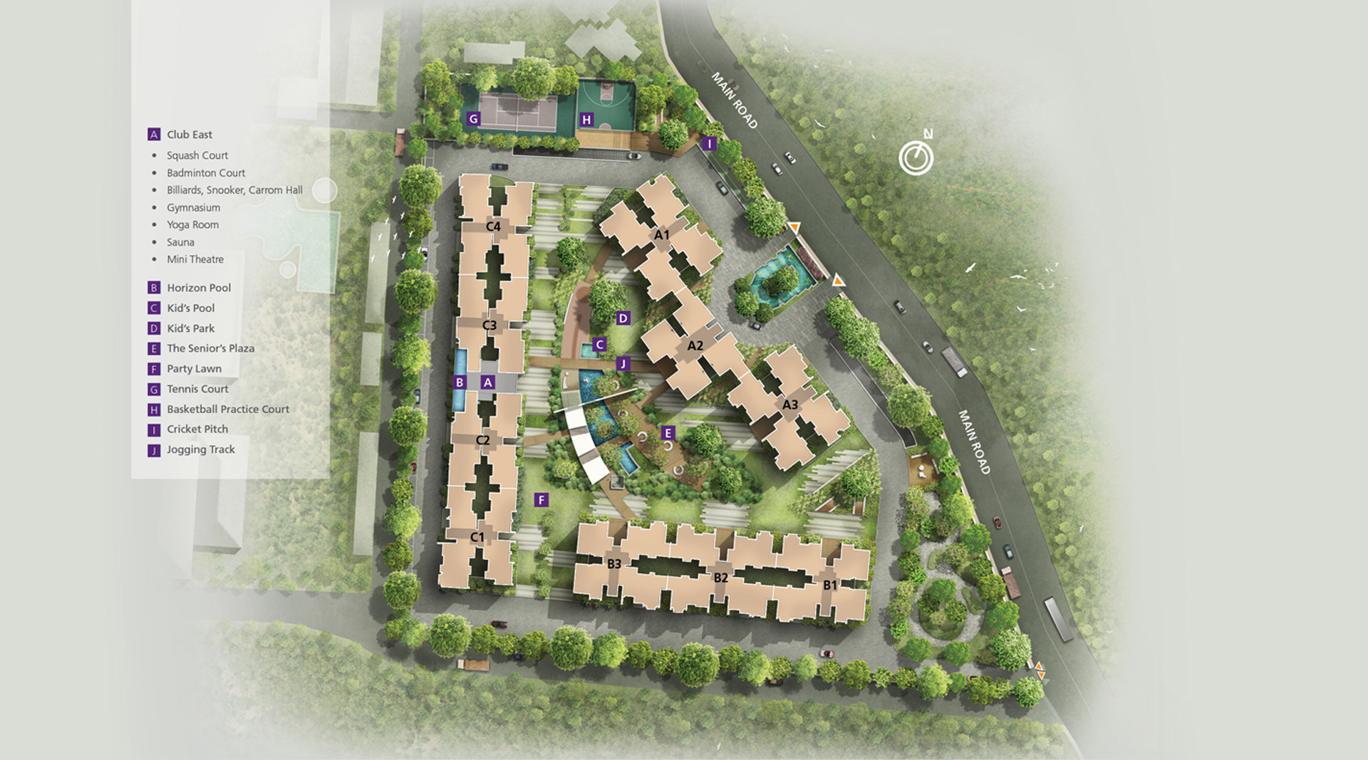 Apartment Site plan