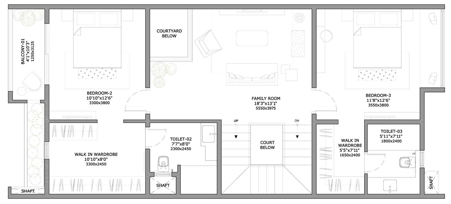 3BHK First Floor