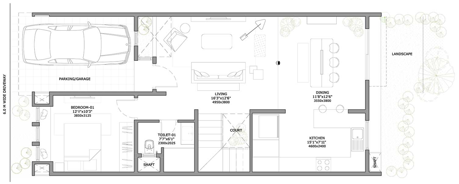 3BHK Ground Floor