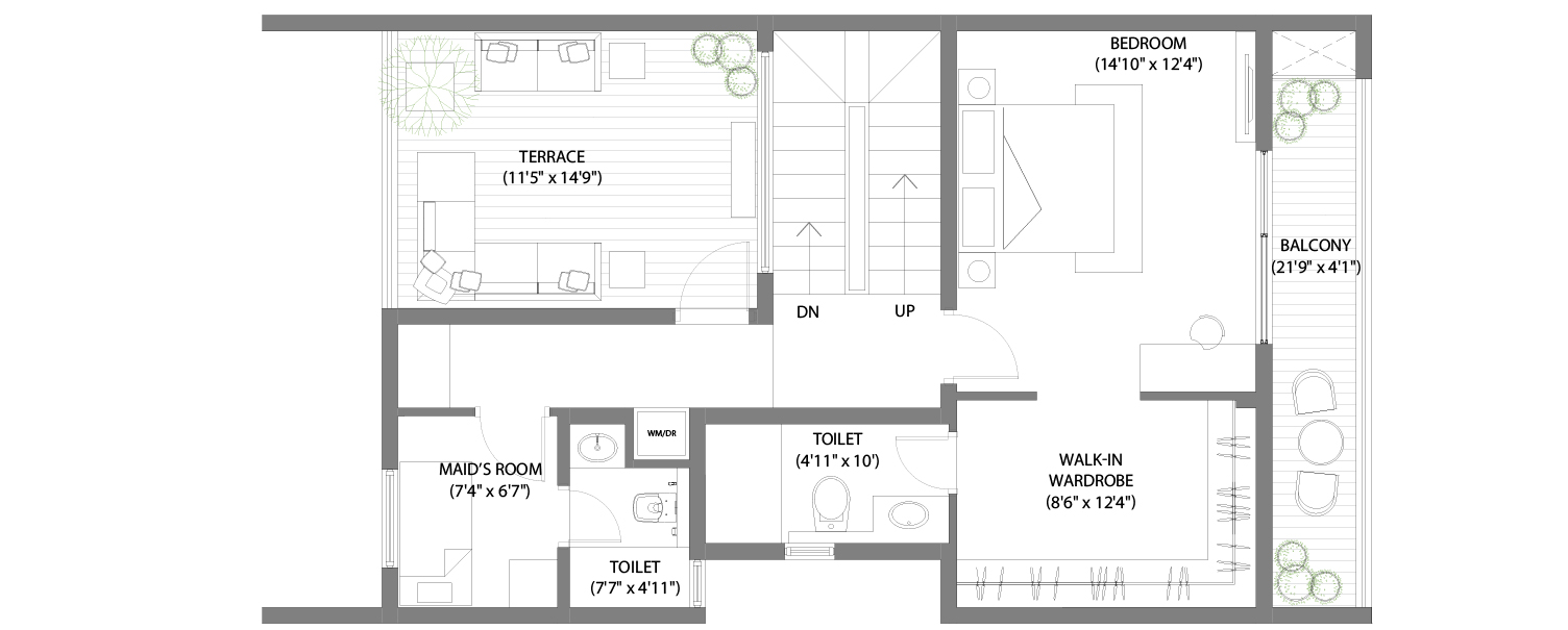 4BHK Second Floor