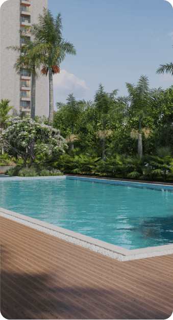 Temperature-controlled pool